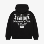 gentleman's club hoodie back