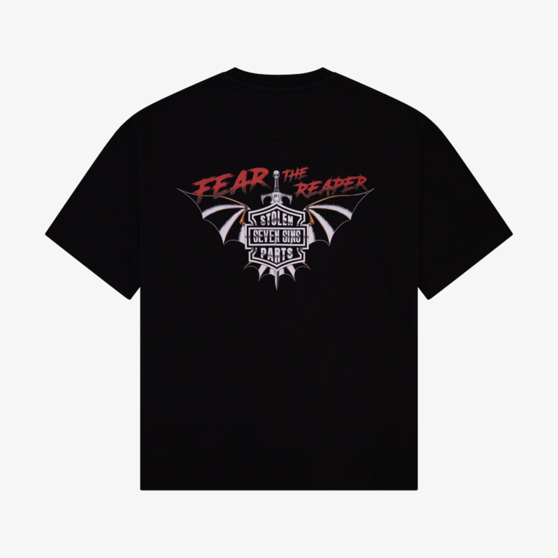fear the reaper t-shirt back