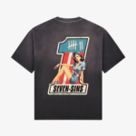 back of seven sins racers muse t-shirt vintage black flat