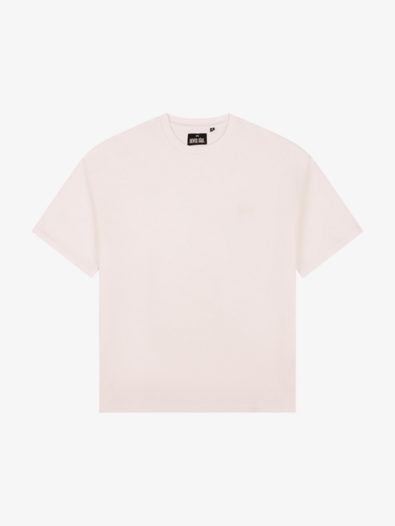 Seven Sins Tally T-shirt Front White Flatlay
