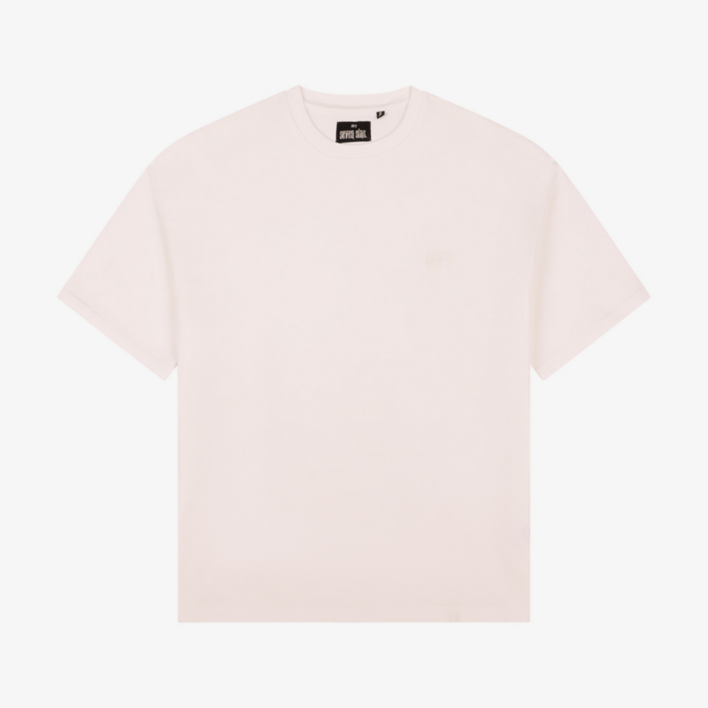 Seven Sins Tally T-shirt Front White Flatlay
