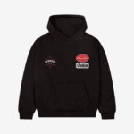 front of seven sins cowboys nightclub hoodie flat