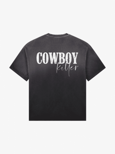 cowboy killer grey t shirt back